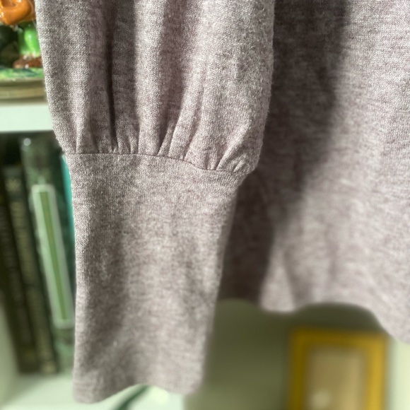 RW & Co. Light Purple Mock- Neck Long Sleeve Light Sweater/ Shirt - Picture 5 of 7